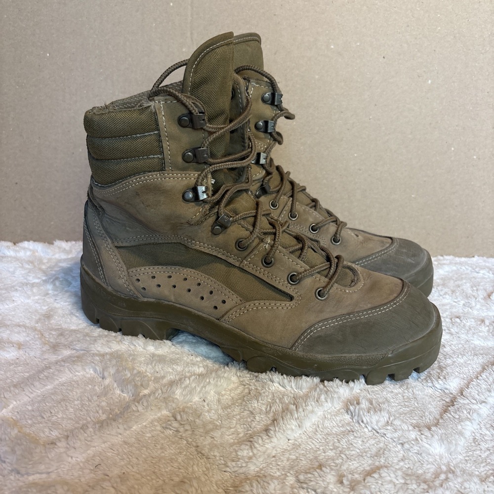 Bates Combat Boots Men's 8.5M Hot Weather Vibram Sole Military Tactical